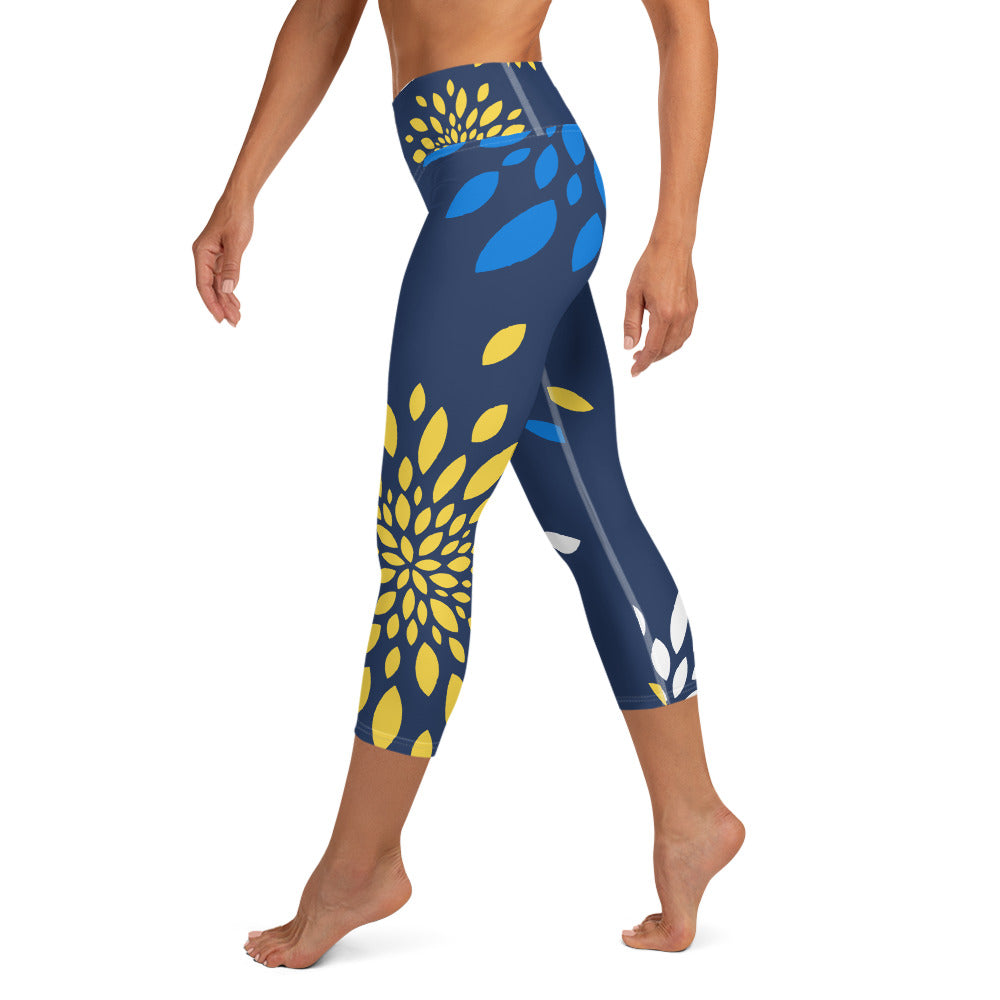 Petal Yoga Capri Leggings